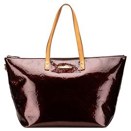 Sac à main Bellevue GM en Monogram Vernis de Louis Vuitton Bordeaux Violet
