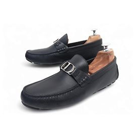 MOCASSINI DIOR ODEON 3LO114YJK96940 40 PELLE NERA Nero