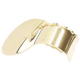 Céline Bracelet manchette en or dévoré par Celine Doré Métallisé