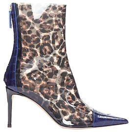 Botas de PVC leopardo azul Giuseppe Zanotti Azul