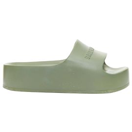 Chinelo de borracha verde Balenciaga Verde