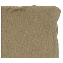 Hermès-Xale de algodão Hermès-Marrom