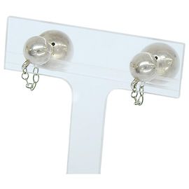 Orecchini a Perno Jil Sander SV925 Argento Metallico