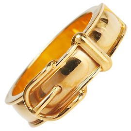 Hermès Hermes Belt Motif Scarf Ring Accessory Golden