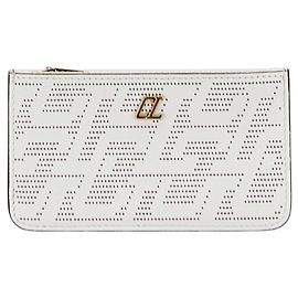 Christian Louboutin Leather Card Case Coin Purse White