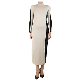 Joseph Langarmiges, zweifarbiges Strickkleid - Größe S Andere