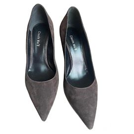 Autre Marque Botas de tornozelo Claude Marè em camurça marrom 37.5 Marrom