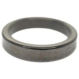 Autre Marque Ring TIFFANY&Co. Titan Schwarz Auth am8922V Schwarz