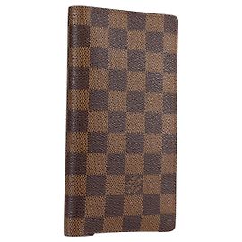 LOUIS VUITTON Damier Ebene Kartenetui N61823 LV Auth 135229V Damier ebene