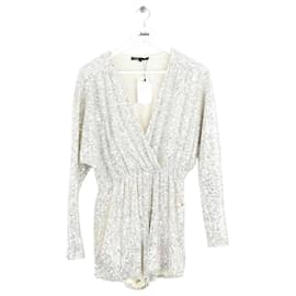 Maje Silver Jumpsuit Silvery