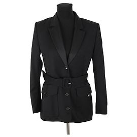 The Kooples Chaqueta de lana negra Negro