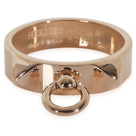 Hermès Rose Gold  Small Model Collier de Chien Ring Other