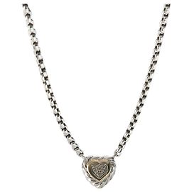 Collana Cookie in Diamante in Oro Giallo e Argento Sterling di David Yurman Altro