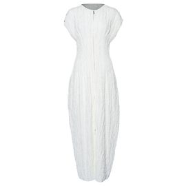Vestido sin mangas Tamy de The Row Blanco Crudo