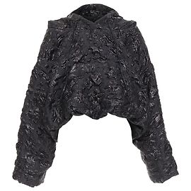 Valentino Garavani Schwarzer floral Jacquard Hoodie von Valentino Schwarz