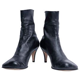 Bottega Veneta BOTTIGA VENETA Botas de Cano Curto Preto