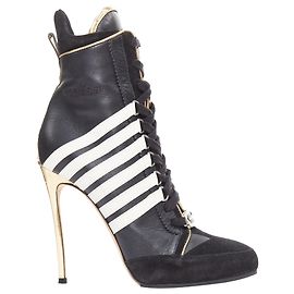 Dsquared2 striped sneaker boots Black