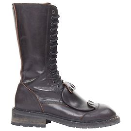 Ann Demeulemeester black tall boots Black