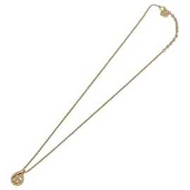 Christian Dior CD Logo Halskette Metall Golden