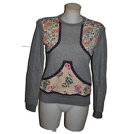 Sudadera Red Valentino de algodón gris Multicolor Gris
