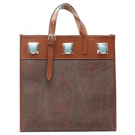 Bolsa Tote Crown Me ETRO Marrom
