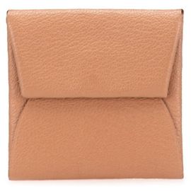 Portafoglio Bastia Hermès in pelle Epsom marrone Marrone