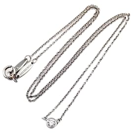 Tiffany & Co. Elsa Peretti Diamanti lungo il Percorso Platino con Diamante Argento