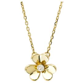 Collar Mini Frivole de Diamantes Van Cleef & Arpels Dorado