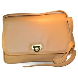 Pierre Balmain Shoulder Bag Camel Leatherette Camel