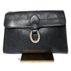Borsa a tracolla Trotter vintage Christian Dior nera Nero