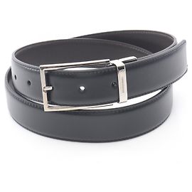 Christian Dior Dior Homme Black Leather Belt Black