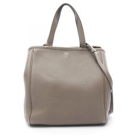 Céline Celine Small Fold Cabas Tote Bag Beige