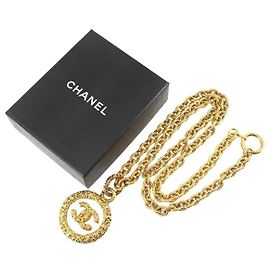 Collier Long Chanel Doré Métal Bijouterie dorée