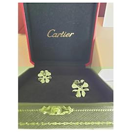 Cartier-Gemelos em forma de trevo de quatro folhas-Prata