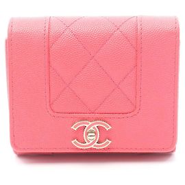 Chanel Mademoiselle Mini Wallet Pink