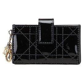 Visitenkartenetui Lady Cannage Christian Dior Schwarz