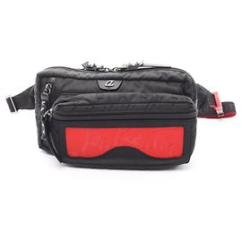 Sac à taille Rubidir Christian Louboutin Noir Rouge