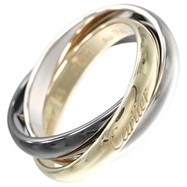 Cartier Trinity Ring 18 Gelbgold / K18 Weißgold / Keramik Golden