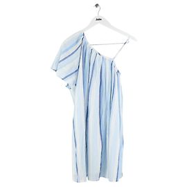 Claudie Pierlot Blaue Baumwollkleid Blau
