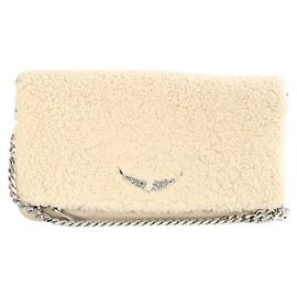 Zadig & Voltaire Borsa a spalla in suede beige Beige