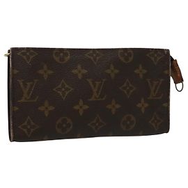 LOUIS VUITTON Monogram Bucket GM Accessory Pouch LV Auth 142422 Monogram