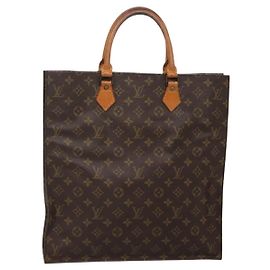 LOUIS VUITTON Bolsa Sac Plat Monogram M51140 LV Auth 142198 Monograma