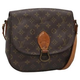 LOUIS VUITTON Bolsa de Ombro Monogram Saint Cloud GM M51242 LV Auth 142236 Monograma