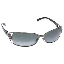 Bulgari Gafas de sol BVLGARI Metal Plata Auth BA5370 Plata