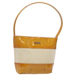 Bolsa de Ombro GUCCI Esmalte Laranja Prata 000 1013 0555 Auth bs29061 Prata Laranja