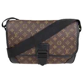 Louis Vuitton Monogram Macassar Canvas Archy MM Messenger Bag Other