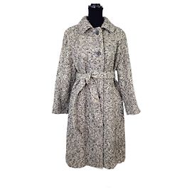 Aquascutum gray vintage wool coat 1990s Grey