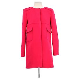 Tara Jarmon Pink wool coat Pink