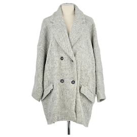 Bash Cappotto di lana grigio Grigio