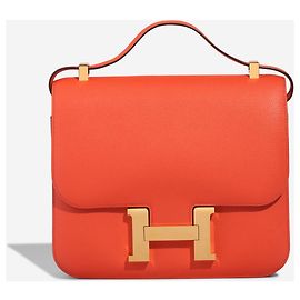 Hermès Bolsa HERMES Constance em Couro Vermelho - 102885 Vermelho